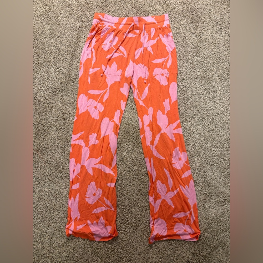 Stars Above Orange and Pink Floral Bottoms